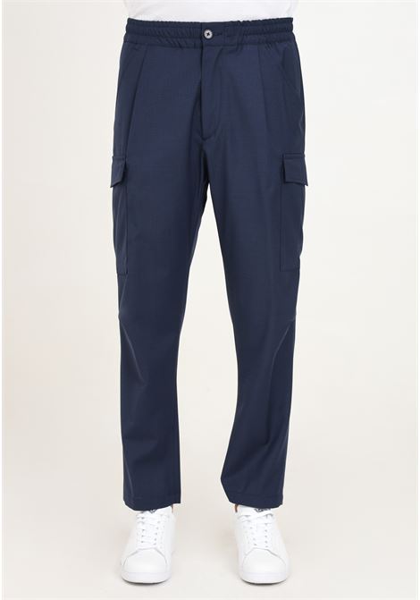 Pantalone casual blu da uomo modello cargo GOLDEN CRAFT | GP6700E042